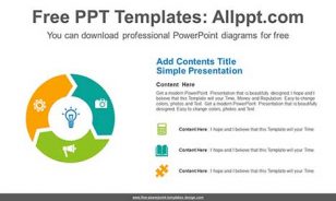 Doughnut arrow PowerPoint Diagram Template-list-image