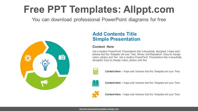 Doughnut arrow PowerPoint Diagram Template-post-image