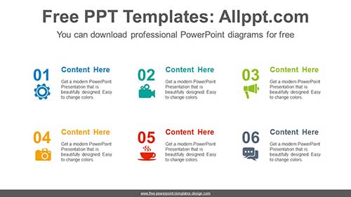 Icon Number List PowerPoint Diagram-list image