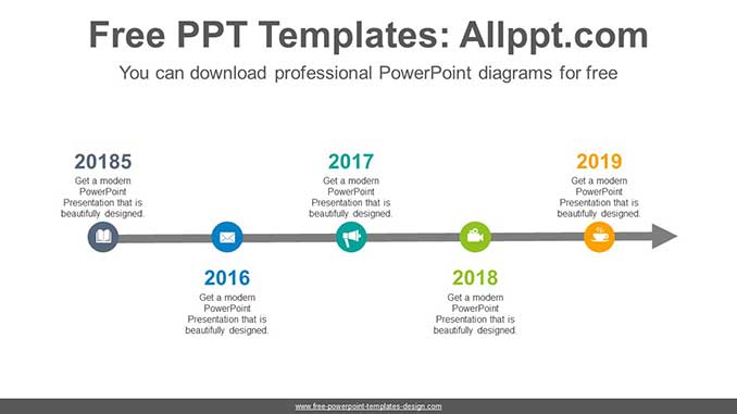 Simple dot point PowerPoint Diagram-post image