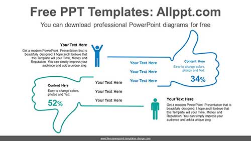 Thumb Up-Down PowerPoint Diagram-list image