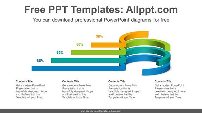 3D Ring Bar Chart PowerPoint Diagram-post image