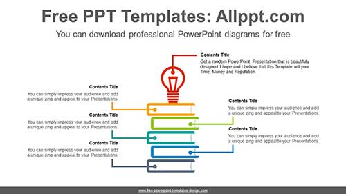 Book Stairs PowerPoint Diagram-list image