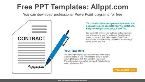 Business Contract PowerPoint Diagram-list image