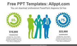 Business People chart PowerPoint Diagram-list image