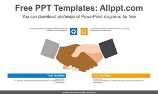 Business handshake PowerPoint Diagram-list image