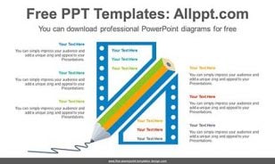 Card Sales Slip PowerPoint Diagram-list image