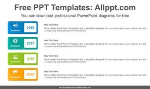 Card Text Boxes PowerPoint Diagram-list image