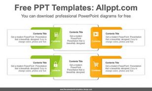 Card Type Banner PowerPoint Diagram-list image