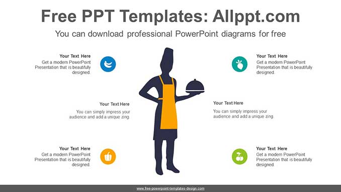 Chef Silhouette PowerPoint Diagram-post image