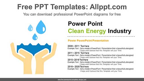 Clean water PowerPoint Diagram-list image