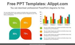 Clustered bar chart PowerPoint Diagram-list image