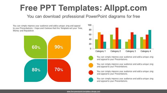 Clustered bar chart PowerPoint Diagram-post image