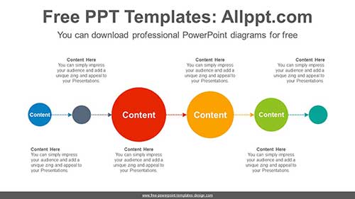 Colorful Circle Flow PowerPoint Diagram-list image