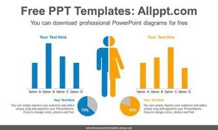 Comparative Mix Chart PowerPoint Diagram-list image
