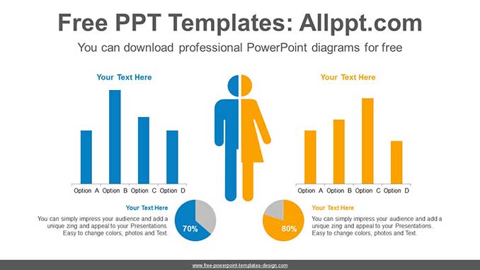 Comparative Mix Chart PowerPoint Diagram-post image