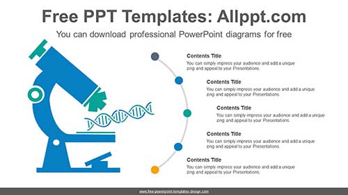 DNA analysis microscope PPT Diagram-list image