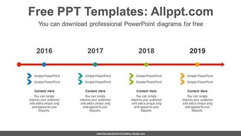 Dots Point Arrow PowerPoint Diagram-list image