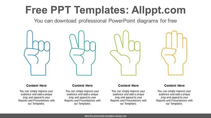 Finger Numbering PowerPoint Diagram-post image