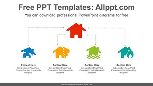 House Icon PowerPoint Diagram Template-list image