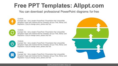 Human Head PowerPoint Diagram-list image