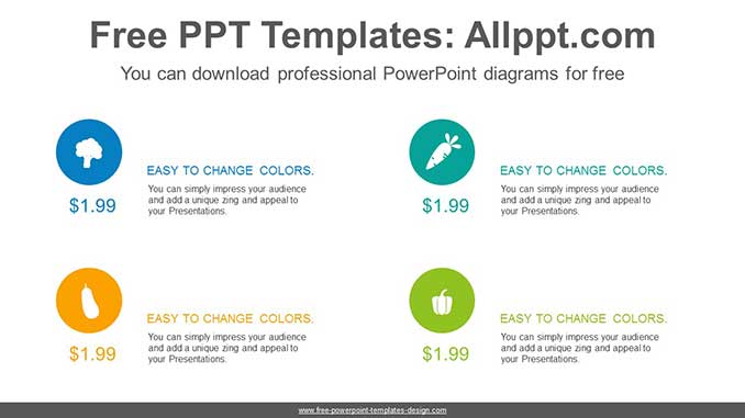 Icon Price List PowerPoint Diagram-post image