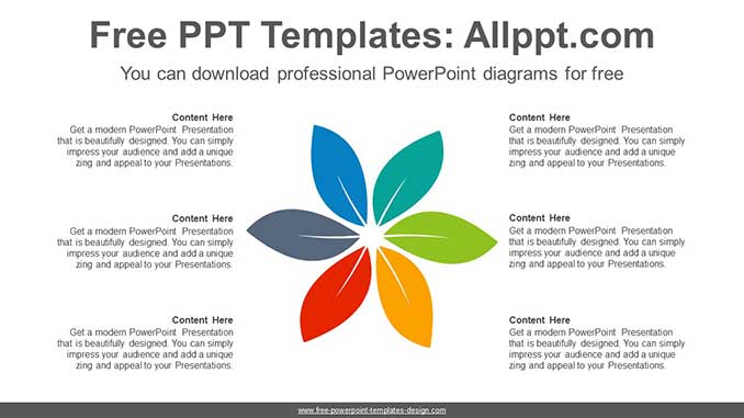 Radial Petals PowerPoint Diagram-post image