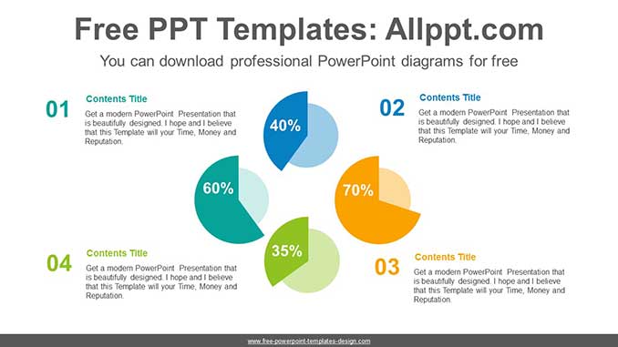 Radial Pie Charts PowerPoint Diagram-post image