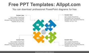 Radial Puzzle PowerPoint Diagram-list image