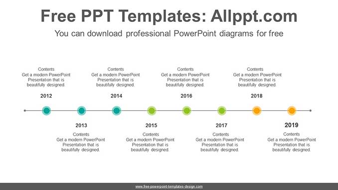 Simple Dot Point PowerPoint Diagram-post image