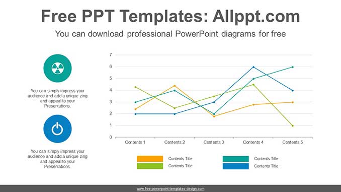 Simple Line Chart PowerPoint Diagram-post image