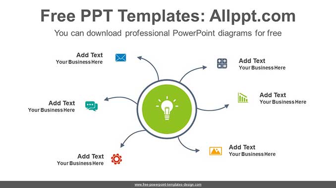 Six Radial Icons PowerPoint Diagram-post image