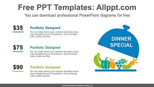Special Dinner PowerPoint Diagram Template-list image