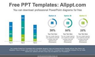 Stacked Vertical Bar Chart PPT Diagram-list image