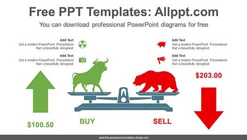 Stock Horizontal Balance PowerPoint Diagram-list image