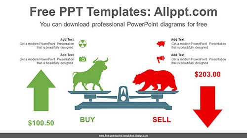 Stock Horizontal Balance PowerPoint Diagram-list image