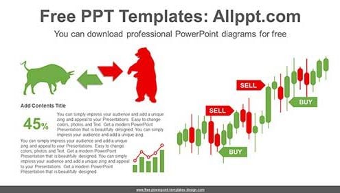 Stock Trading Chart PowerPoint Diagram-list image