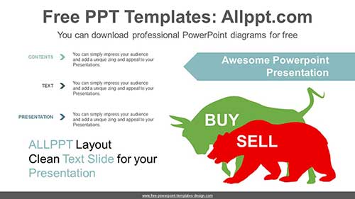 Stock Trading PowerPoint Diagram-list image
