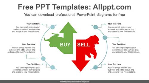 Stock Up-Down PowerPoint Diagram-list image