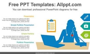 Telemedicine check PowerPoint Diagram-list image