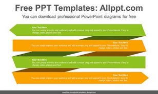 Twisted Ribbon Banners PowerPoint Diagram-list image