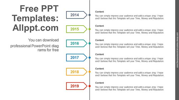 Vertical Tag point PowerPoint Diagram-post image