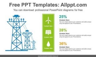 Voltage Electricity Tower PPT Diagram-list image