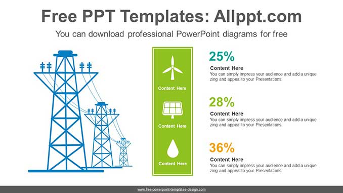 Voltage Electricity Tower PPT Diagram-post image
