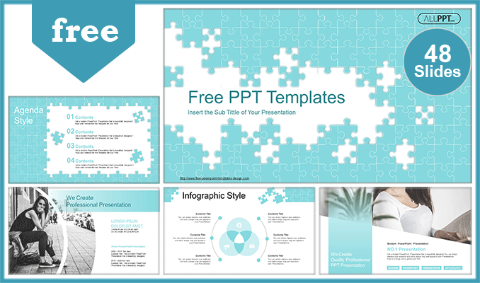 Powerpoint Puzzle Template from www.free-powerpoint-templates-design.com