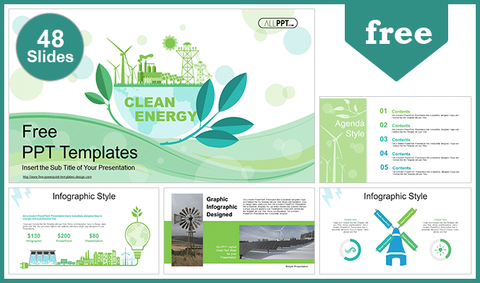 Clean Energy Powerpoint Templates For Free