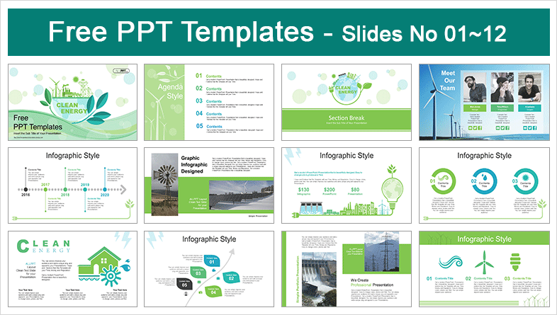Clean Energy Powerpoint Templates For Free