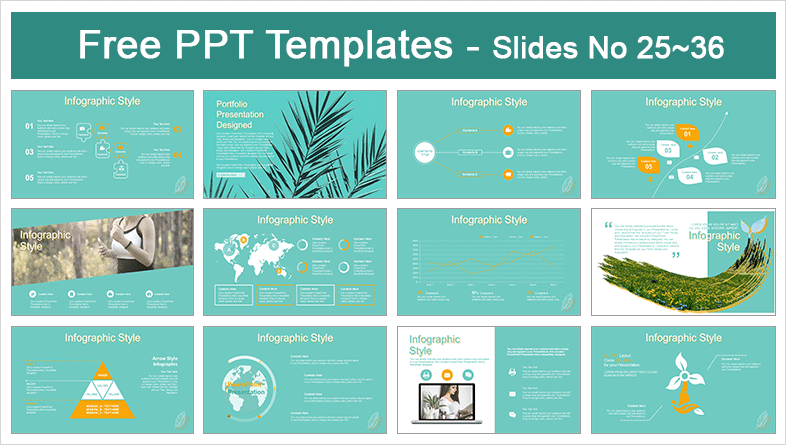 Linear-Leaves-Pattern-PowerPoint-Templates-preview-03