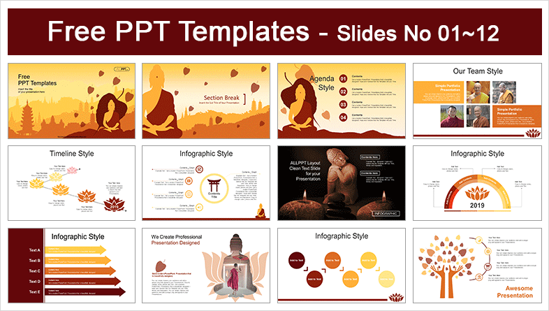 Monk-Buddhism-Meditation-PowerPoint-Templates-preview-01