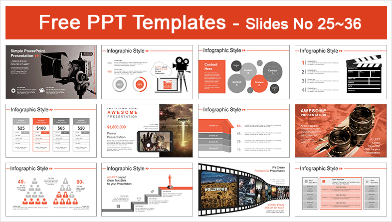 Old Style Movie Projector Powerpoint Templates For Free